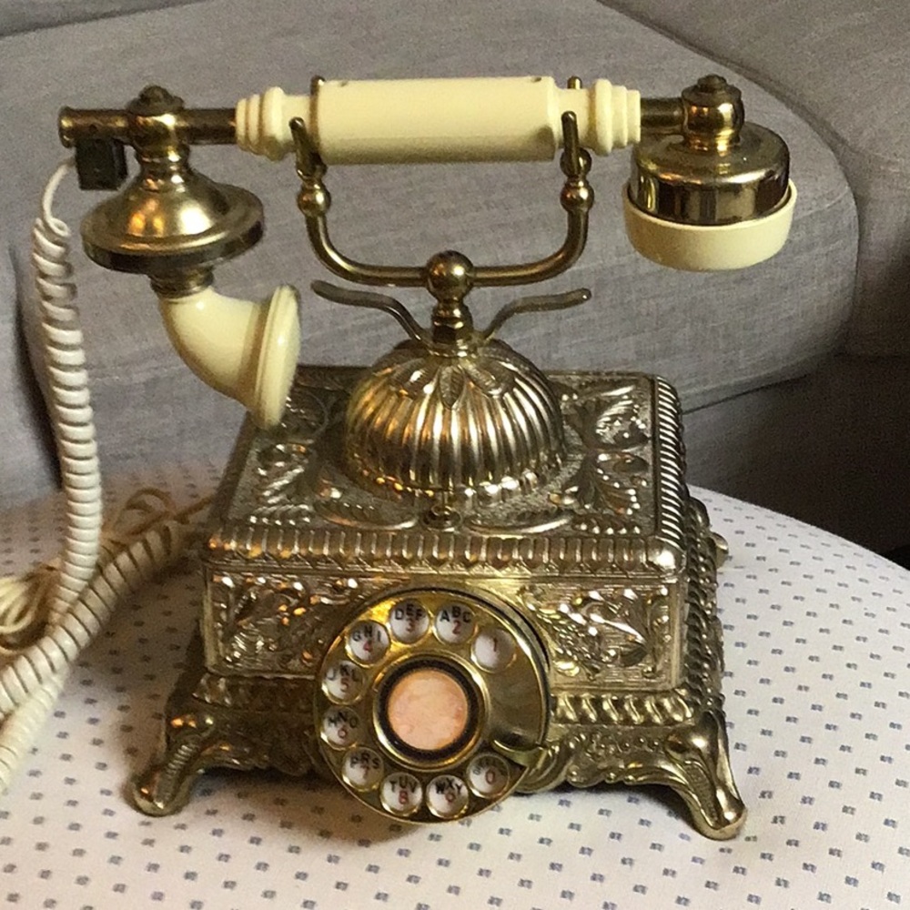 Vintage Victorian style rotary Telephone